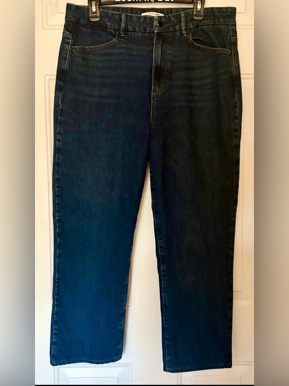 Paige Women’s Straight Leg Denim Blue Jeans size 32W